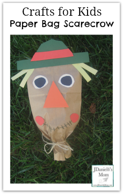 Crafts for Kids- Paper Bag Scarecrow