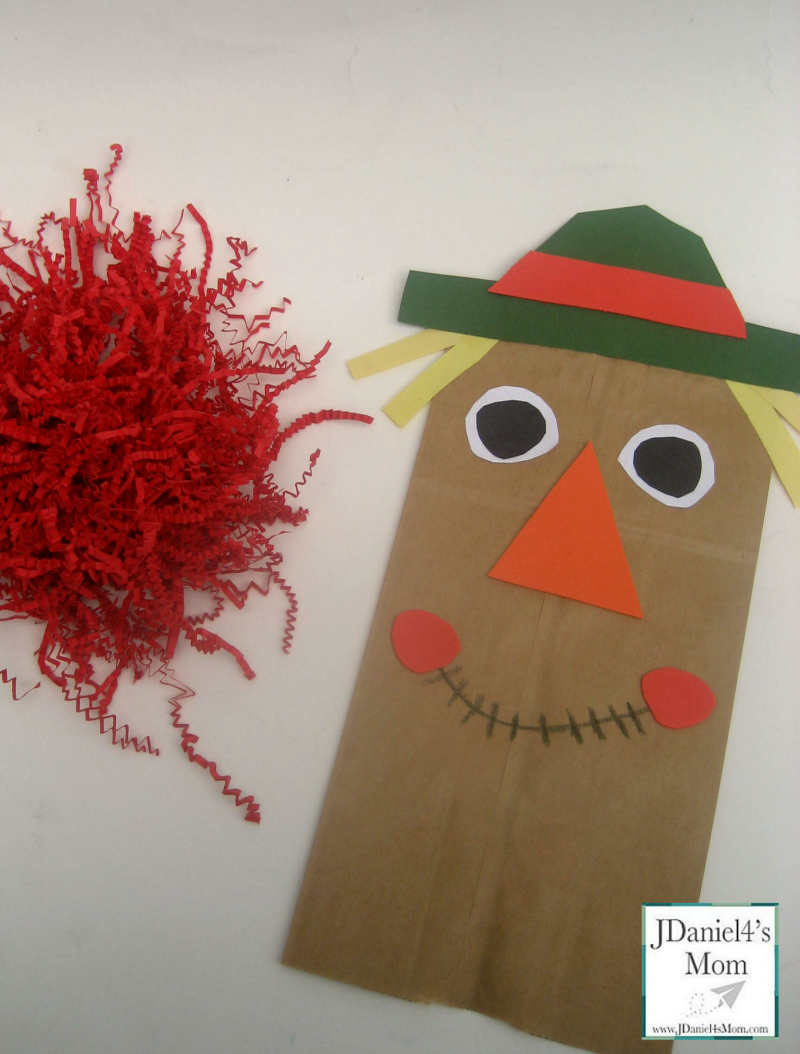 Crafts for Kids- Paper Bag Scarecrow