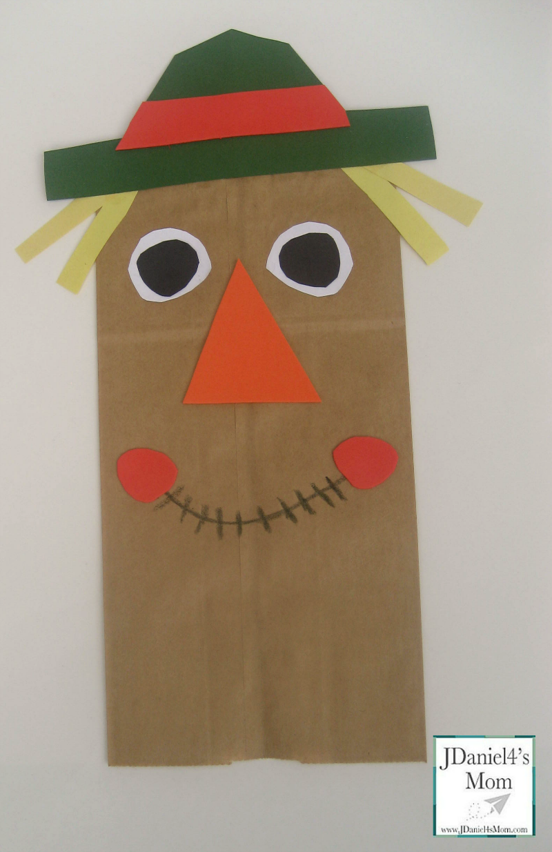 Crafts for Kids- Paper Bag Scarecrow