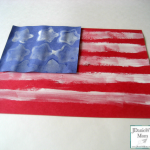 Crafts for Kids- Painted Amerincan Flag