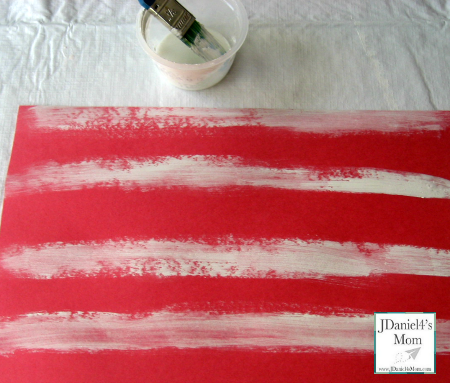 Crafts for Kids- Painted American Flag