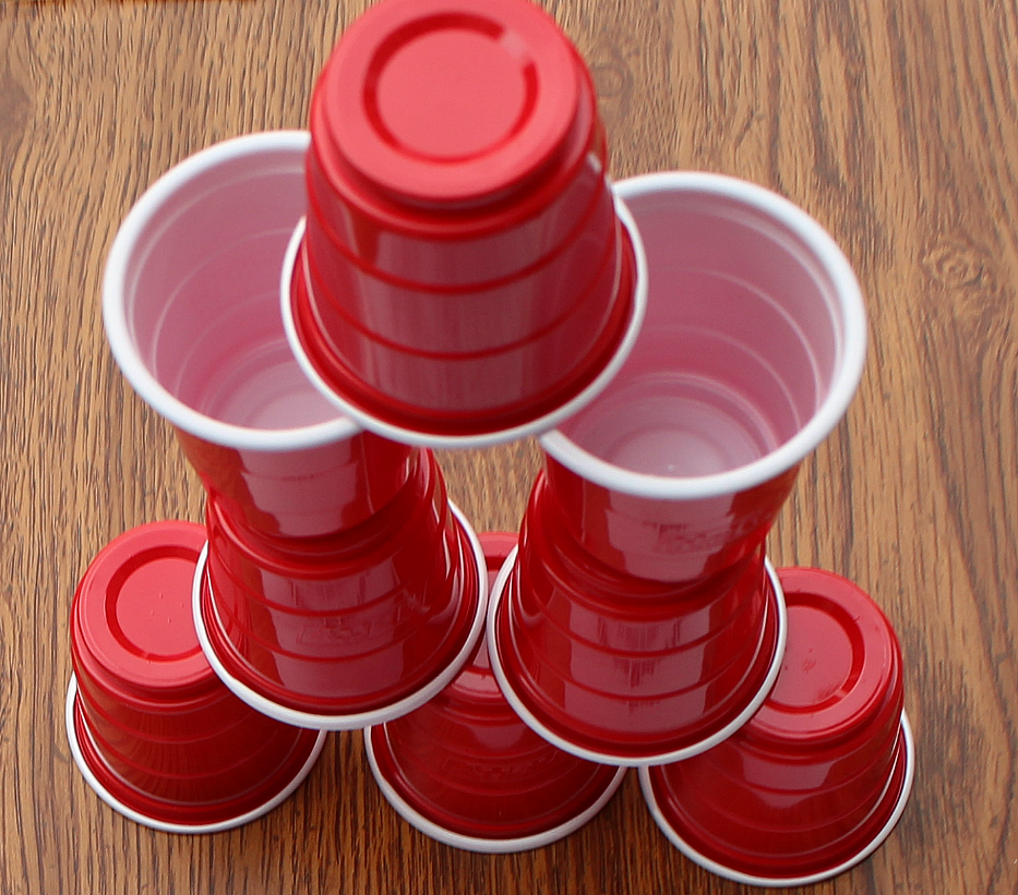 kids stacking cups