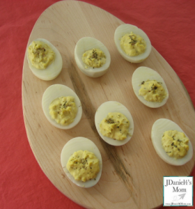 Deviled Egg Recipe for Kids Completed