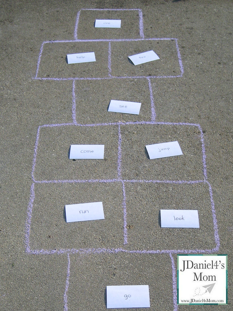 Dolch Sight Word Hopscotch