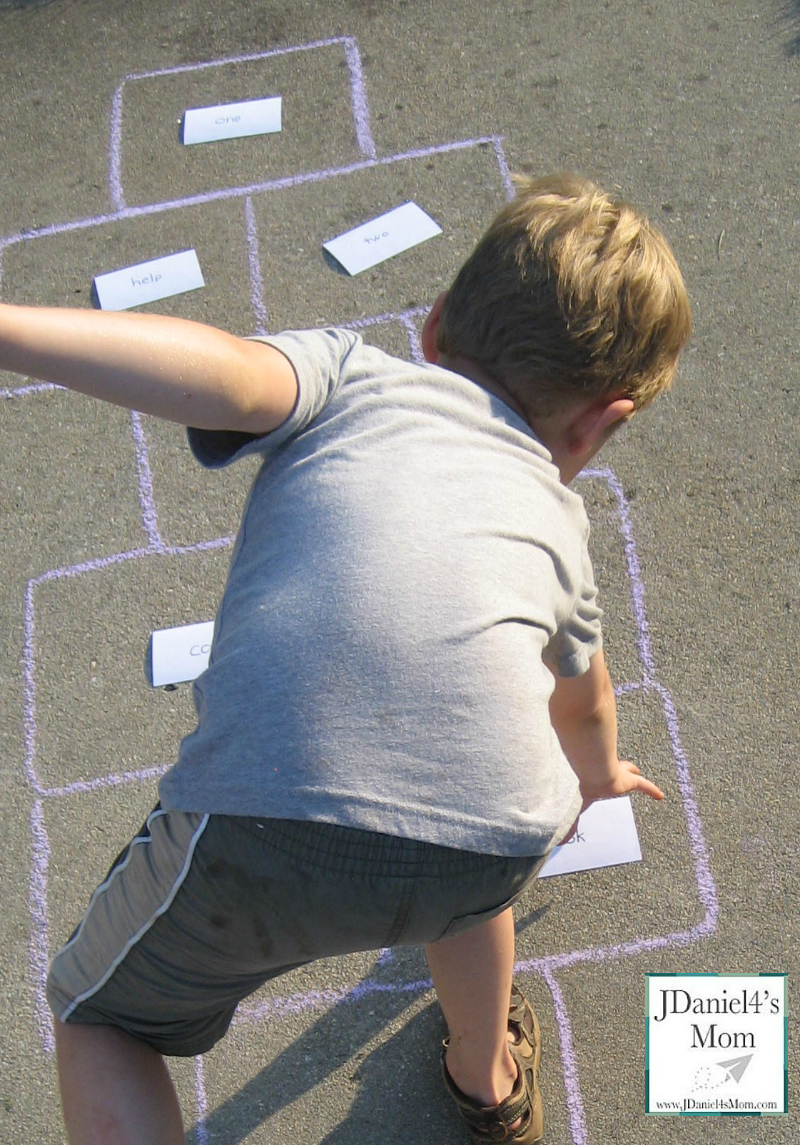 Dolch Sight Word Hopscotch