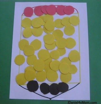 Back to School Shapes Craft- Circles Away We Go!