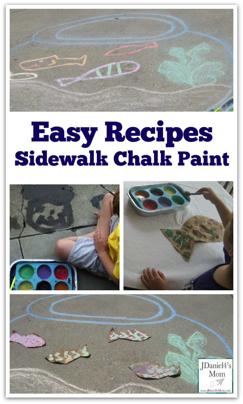 Easy Homemade Colored Chalk Recipe