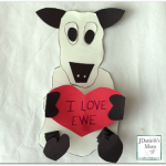 Easy Valentine Crafts for Kids- I Love Ewe