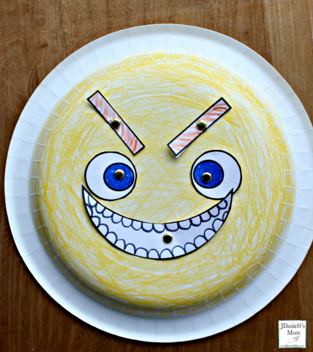 Paper Plate Craft for Kids: Emoji Masks » Crafts & Activities