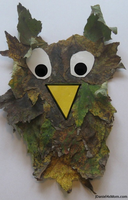 Fall Leaf Craft Owl