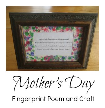 Mother's Day Poem and Craft