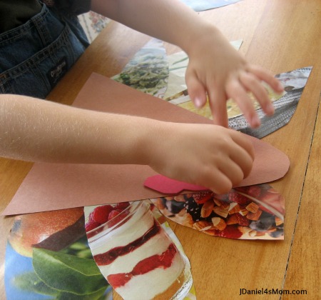 Turkey Craft and a Thanksgiving Book - Adding a Face