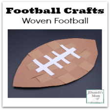 Football Crafts- Woven Football