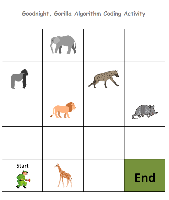Gorilla Math Worksheet