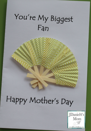 Mother's Day Card Idea- "You're My Biggest Fan"