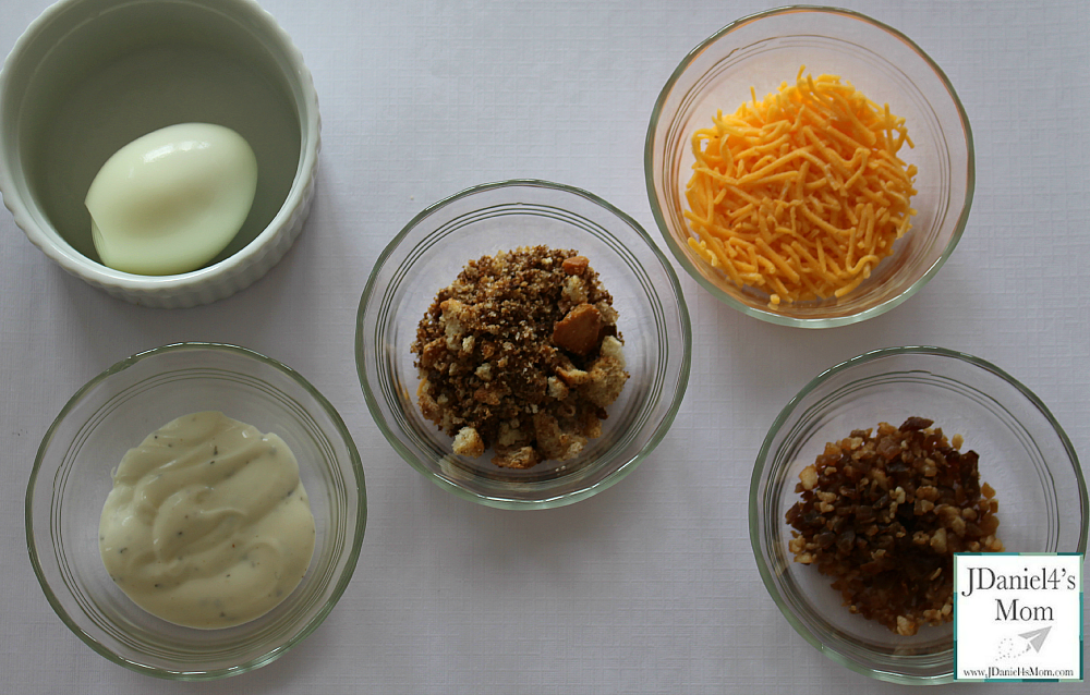 hard boiled eggs recipe- egg toppings bar