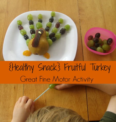 Healthy Snack- Fruitful Turkey