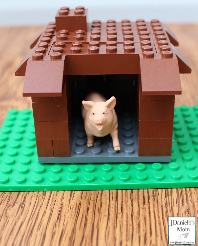 STEM Engineering- Houses for the Three Pigs with LEGO : House of Sticks