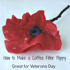 How to Make Coffee Filter Poppy