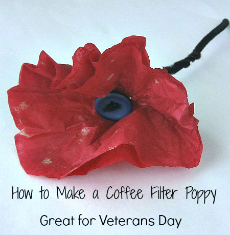 How to Make a Coffee Filter Poppy