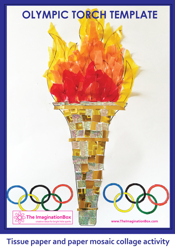 Olympic Torch Craft  Ideas for Kids