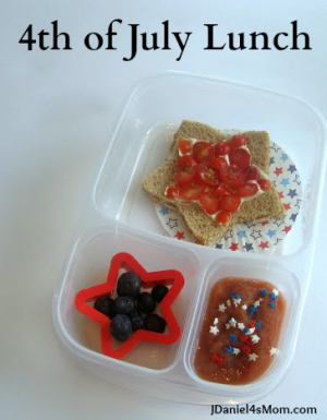 4th of July Healthy Lunch Ideas in a Bento