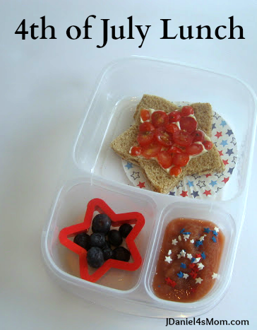 4th of July Healthy Lunch Ideas in a Bento