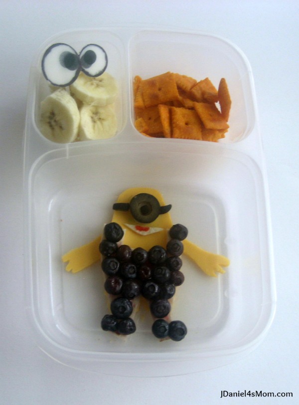 Lunchbox Dad: How to Make an Easy Minions Food Art School Lunch Recipe for  Your Kids!