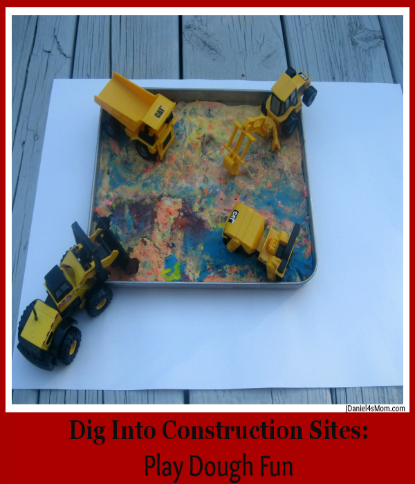 Dig Into Construction Sites- Play Dough Fun