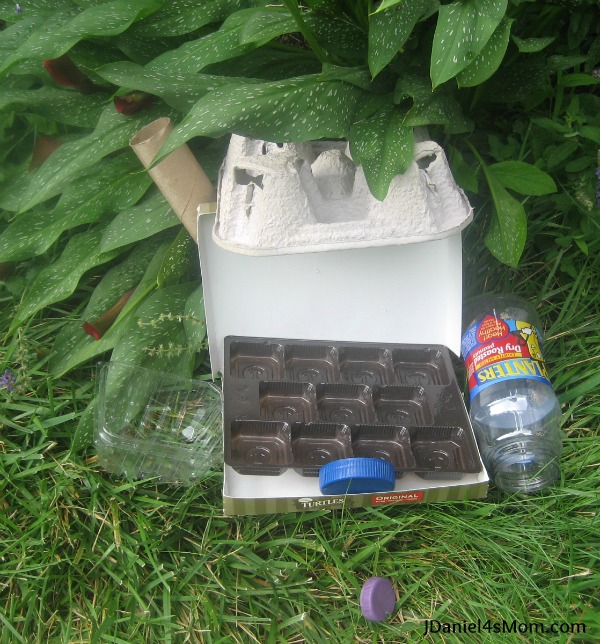 Building a Gnome Home -Recycled Materials Activity