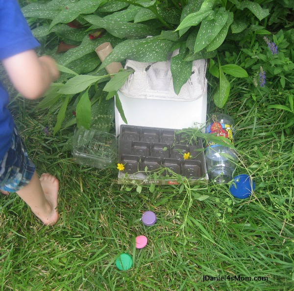 Building a Gnome Home -Recycled Materials Activity