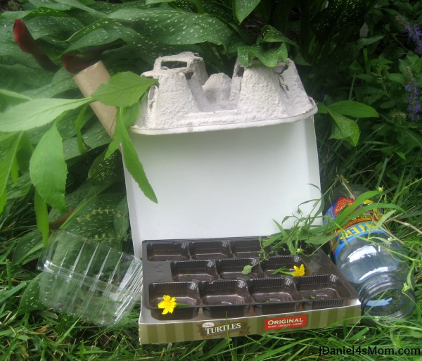 Building a Gnome Home -Recycled Materials Activity