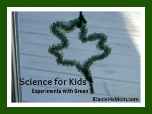 Science for Kids - Experiments with Green