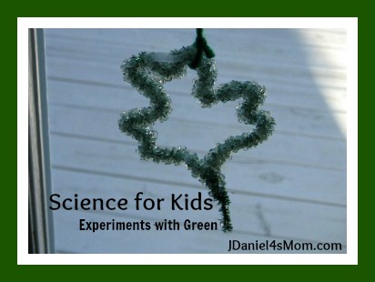 Science for Kids- Experiments with Green