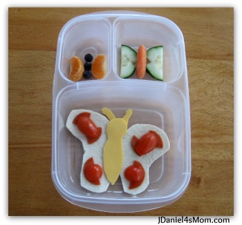 Healthy Snack for Kids - Butterflies in a Bento