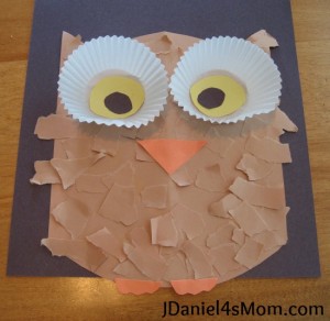 Fall Crafts with Owls for Kids