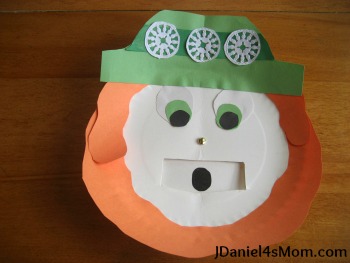 St. Patrick's Day Activities: Paper Plate Emotions Activity
