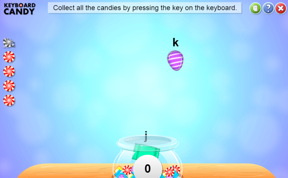 Keyboarding Sites for Young Children- Keyboard Candy