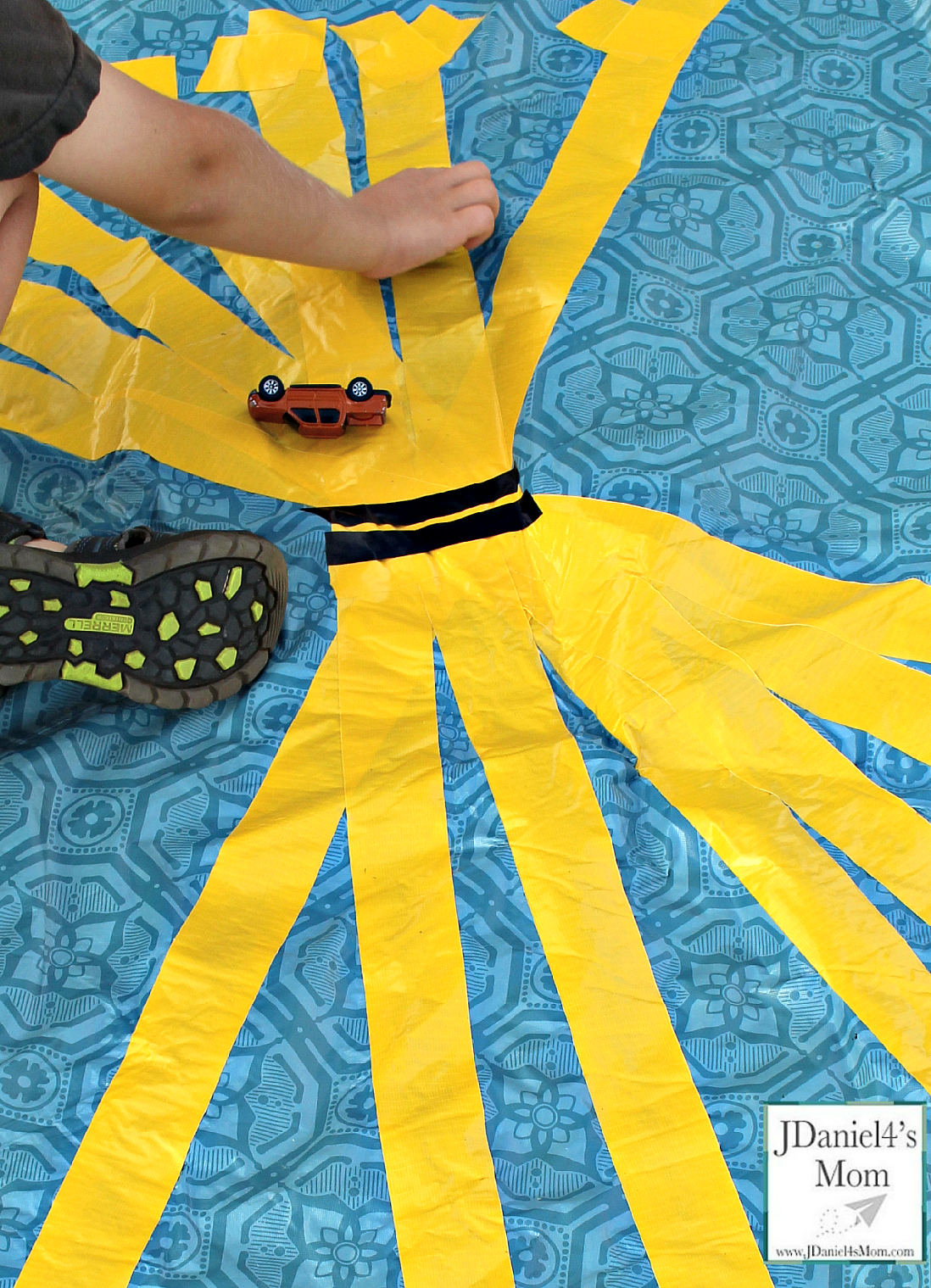 Kids Play Mat- Driving on a Corn Maze