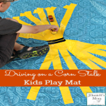 Kids Play Mat- Driving on a Corn Maze