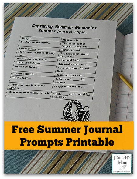 journal topics for kids