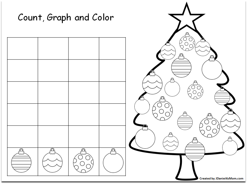 Christmas Graphs Printable