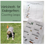 Worksheets for Kindergartners: Counting Leaps