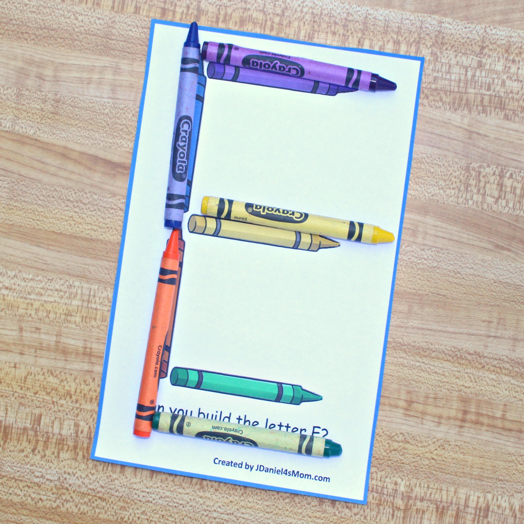 Letter Letters with Crayons Printable Task Cards - M and N Letter Cards - Matching Crayons to the Letters on the Cards