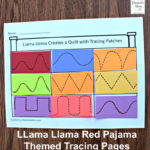 Llama Llama Red Pajama Themed Tracing Pages