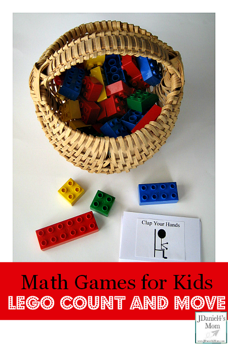 Math Games for Kids- LEGO Count and Move