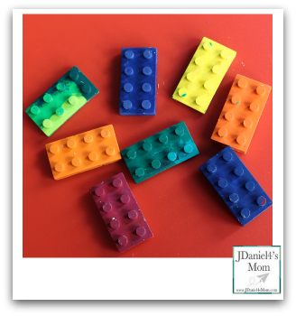 Melting Crayons- Lego Treat Bag Idea