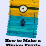 How to Make a Minion Puzzle with Craft Sticks