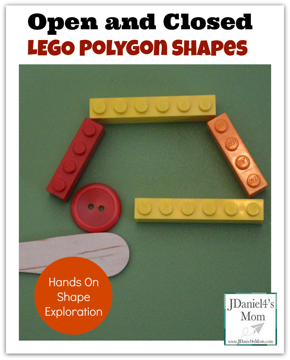 Open and Closed LEGO Polygon Shapes