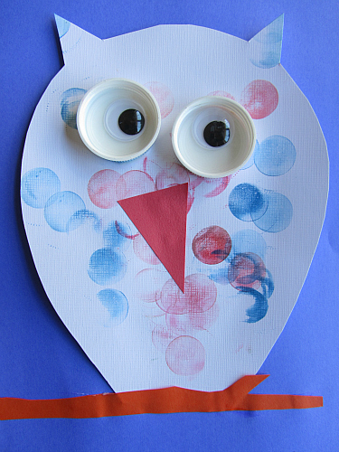 Fall Crafts with Owls for Kids